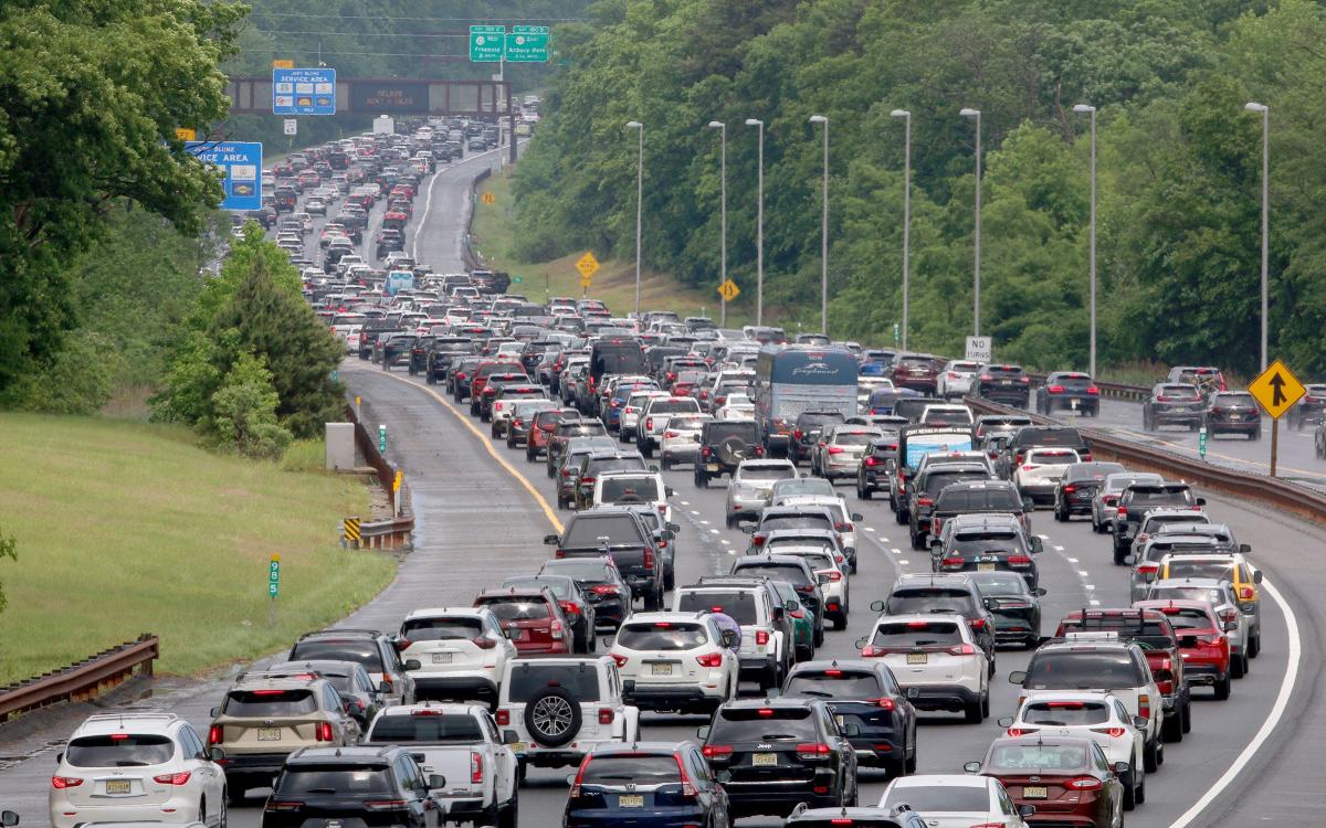 Jersey Shore Summer Traffic Jam