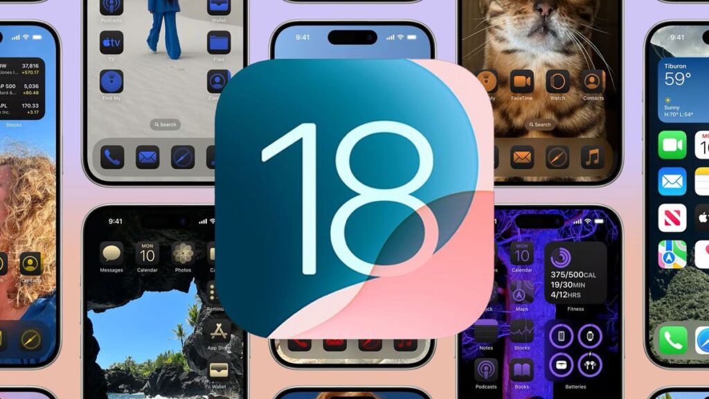 iOS 18 home screen customization with new layout options and widget flexibility